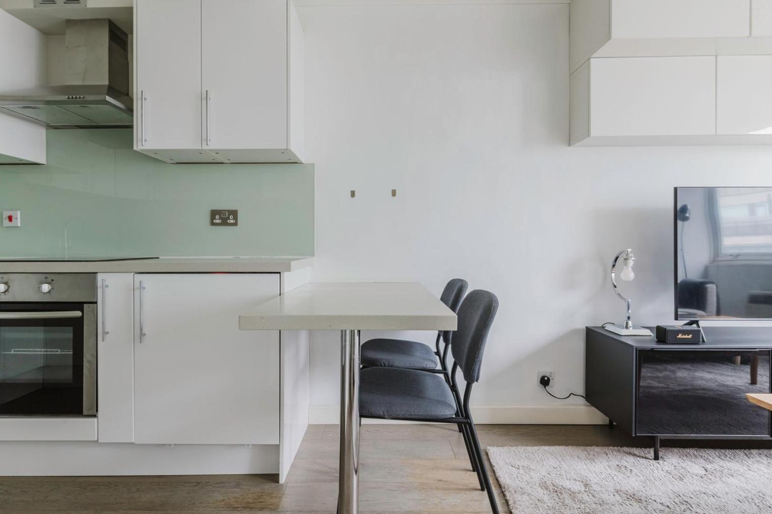 Appartamento Blueground Fitzrovia Furnished W Kitchen Lon-594 Londra Esterno foto